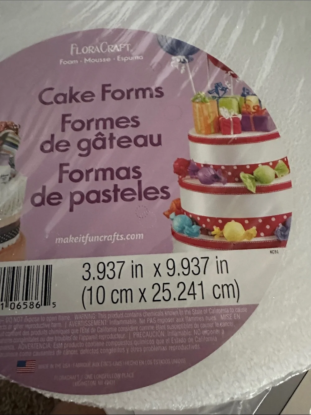 Floral Crsft Cake Forms- Round